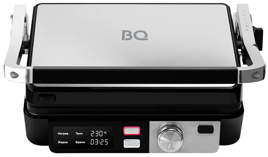 Электрический гриль BQ (GR3009) Черный-стальной фото 2