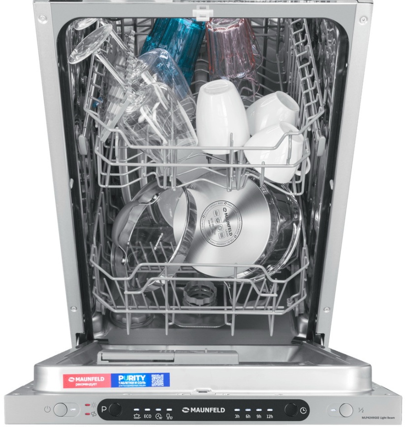 Встраиваемая посудомоечная машина Maunfeld MLP4249G02 Light Beam фото 7