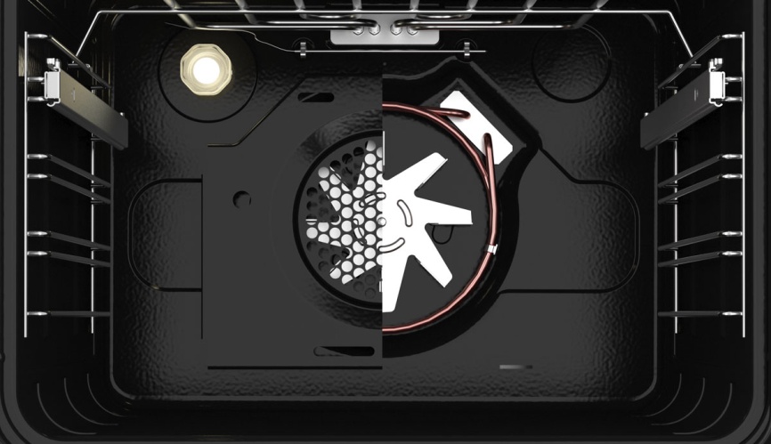 Электрический духовой шкаф Darina 2V BDE 112 710 BB 59 см, 65 л, гриль и конвекция, черный фото 7