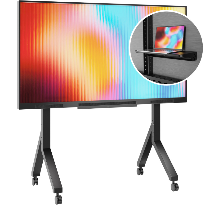 Мобильная стойка ONKRON на 1 ТВ TS2081 BLACK фото 2