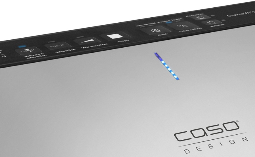 Вакуумный упаковщик Caso GourmetVAC 380, импульсный режим, серебристый фото 2