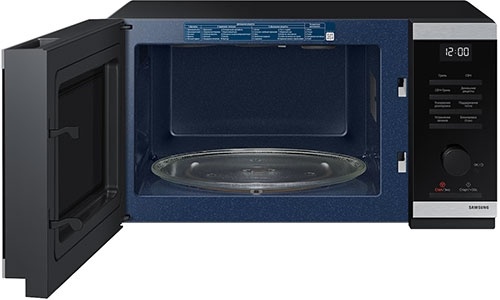 Микроволновая печь - СВЧ Samsung MG23DG4524ATBW, 23 л, гриль, черный фото 2