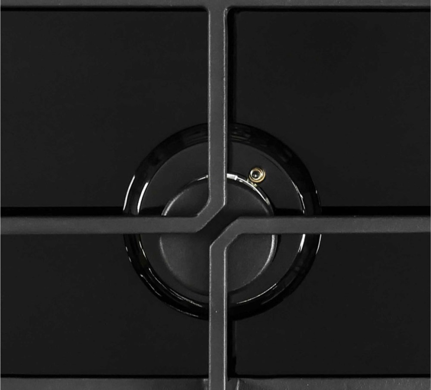 Газовая варочная панель LEX GVG 321 BL 30 см, 2 конфорки электроподжиг газконтроль, черный фото 3