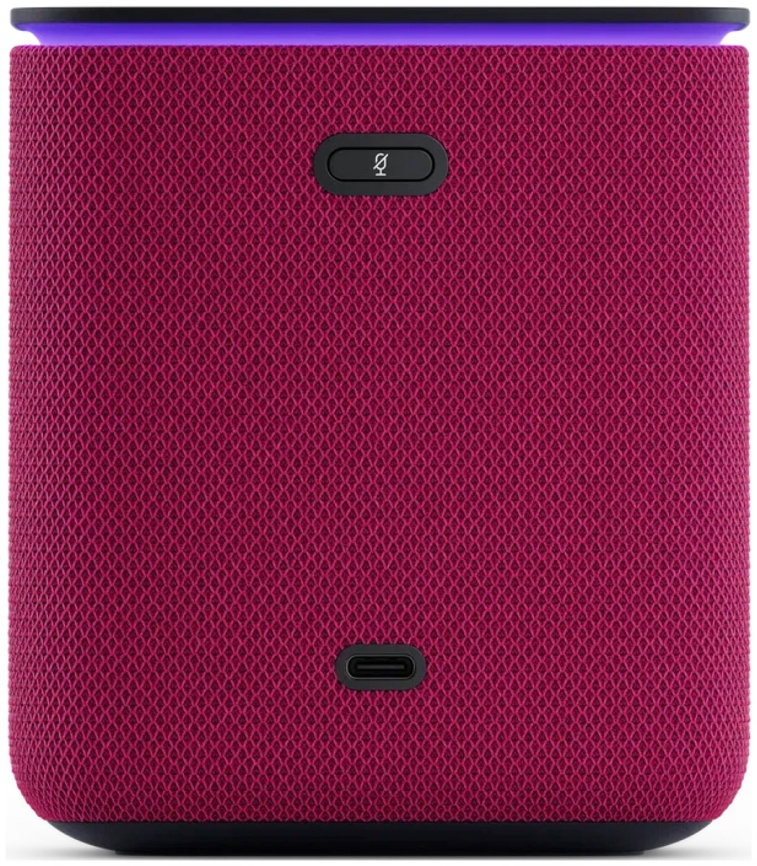 Умная колонка Яндекс Станция Миди с Алисой, с Zigbee, 24Вт, малиновый фото 3