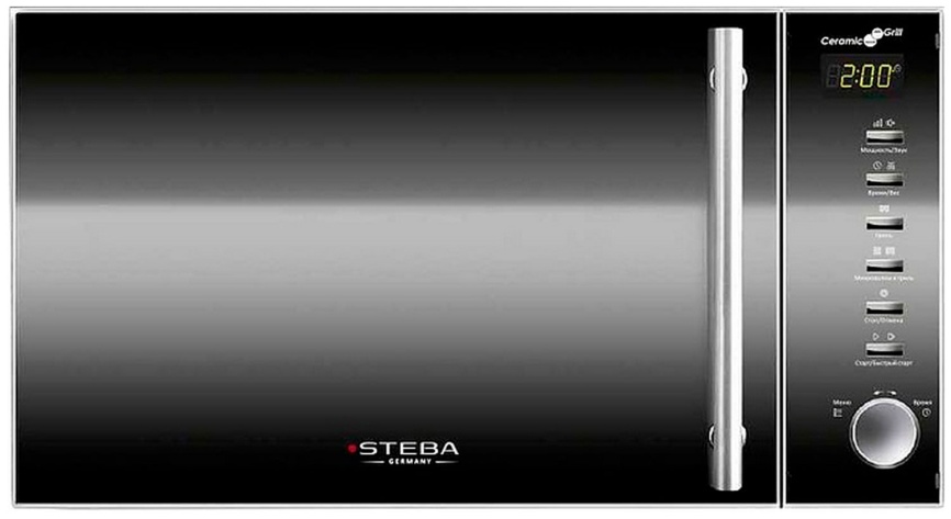 Микроволновая печь - СВЧ Steba MIC 2070 CERAMIC, таймер, часы, нержавеющая сталь фото 1