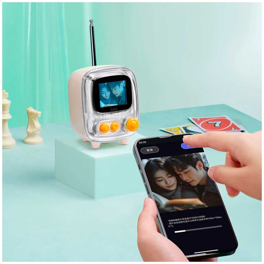 Беспроводная колонка Divoom Tiivoo 2, кремовый фото 14