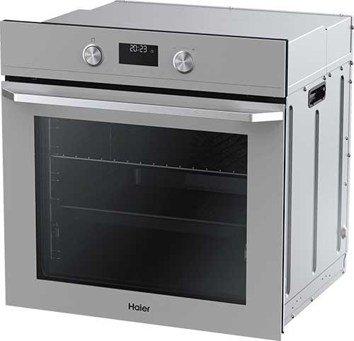 Электрический духовой шкаф Haier HOQ-K5AAN3GG 59 см, 72 л гриль, серый фото 3