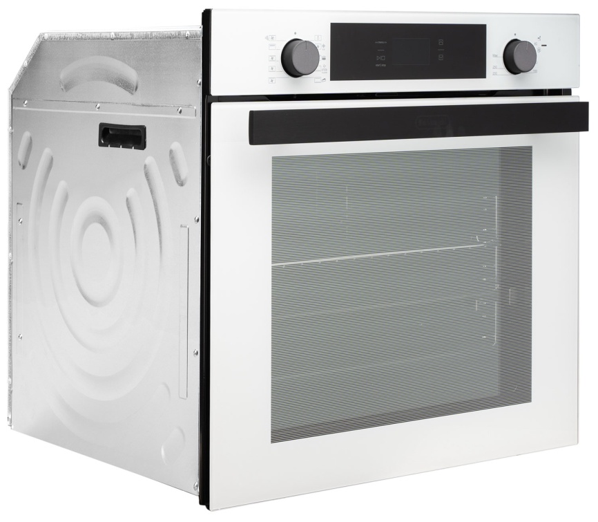 Электрический духовой шкаф De’Longhi DEO 735 BB FRANCA 59 см, 72 л гриль конвекция, белый фото 3