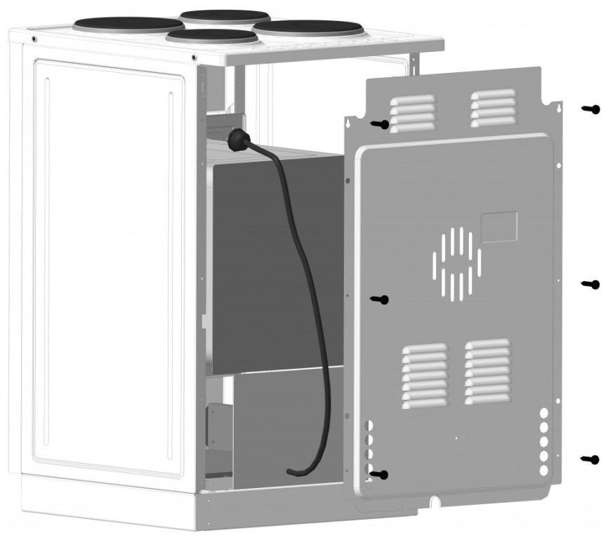 Комбинированная плита Лысьва ЭГ 1/3гк14 МС-2у 50 см, 57 л, 4 конфорки, белый фото 2