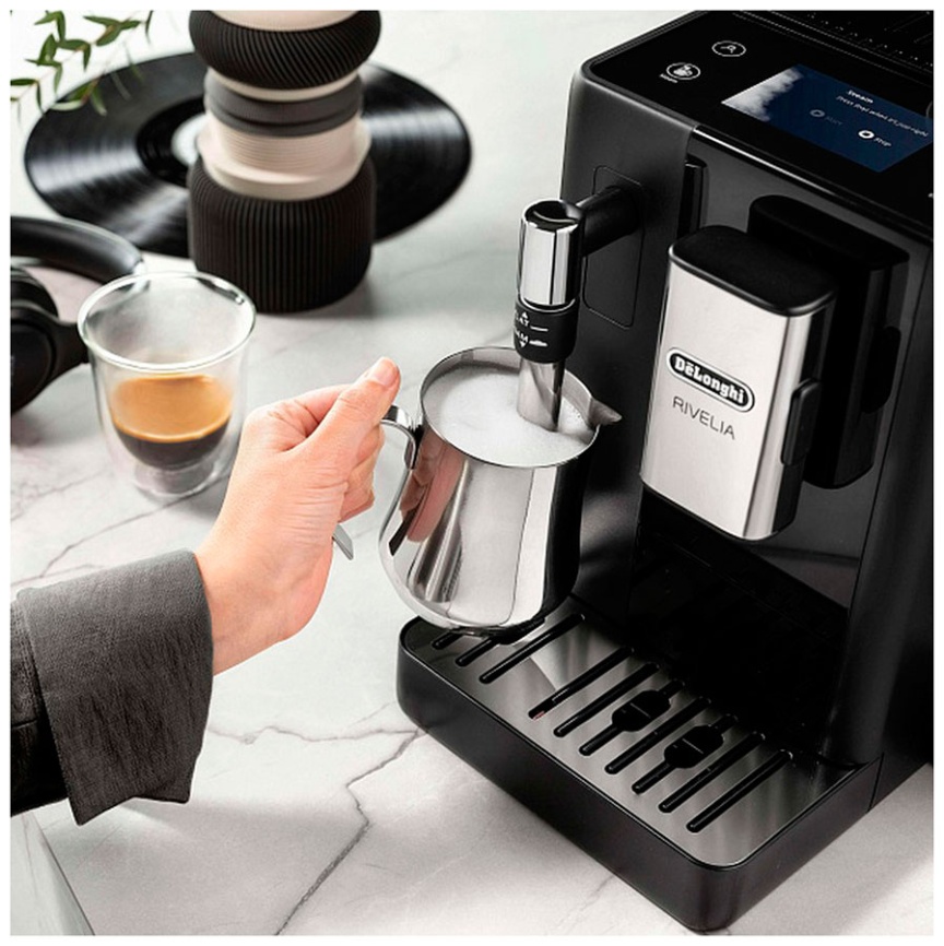 Кофемашина автоматическая De’Longhi EXAM440.35.B, 1450 Вт, 19 бар фото 10