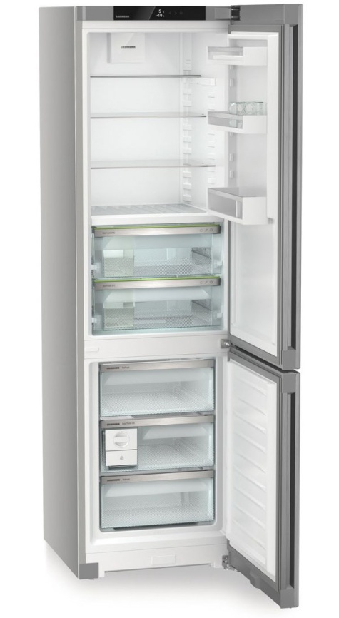 Двухкамерный холодильник Liebherr CBNsfc 57vi-22 001 No frost, серебристый фото 3
