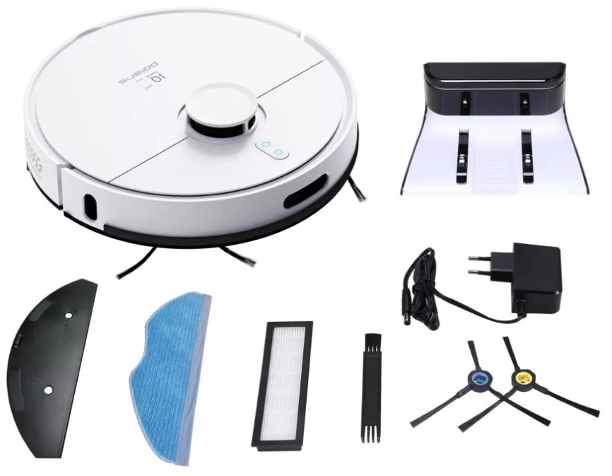 Робот-пылесос Polaris PVCR 4500 WIFI IQ Home, сухая и влажная уборка, белый фото 7