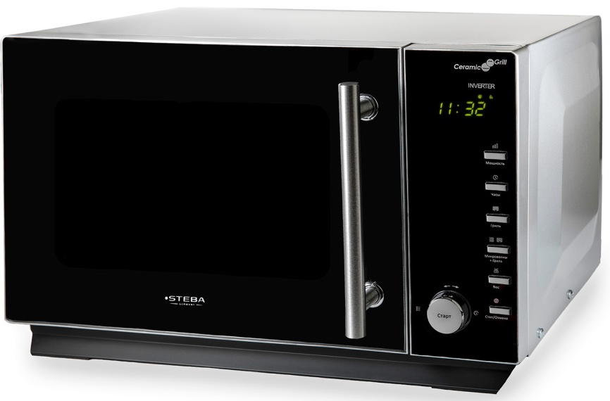 Микроволновая печь - СВЧ Steba MIC 2530 CERAMIC, часы, черный фото 2