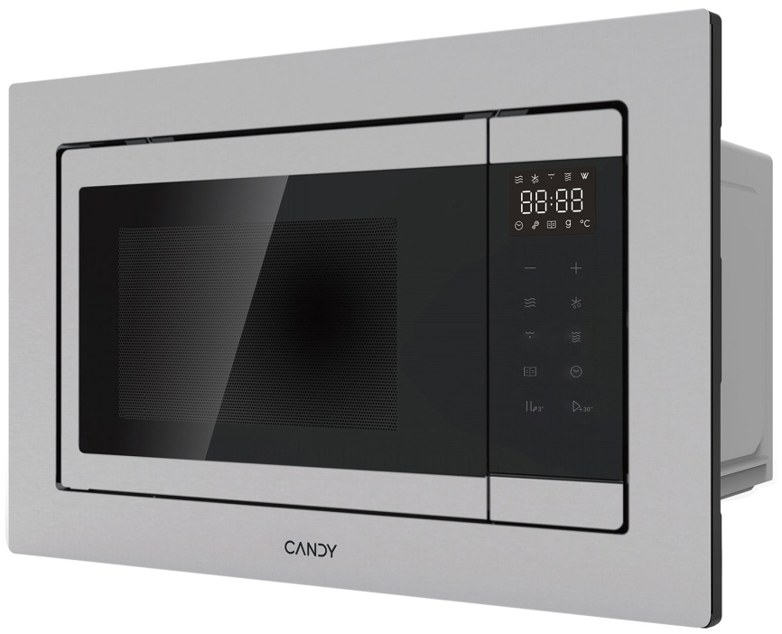 Встраиваемая микроволновая печь СВЧ Candy Встраиваемая микроволновая печь СВЧ Candy CMXBTG218X 25л, серебристый фото 2