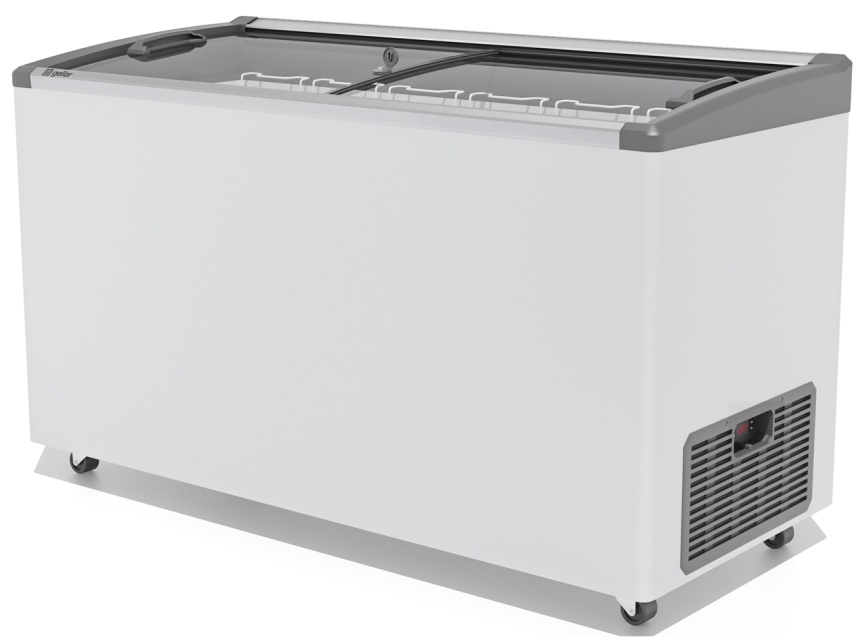 Морозильный ларь Gellar FG 500 E A 450 л, серый фото 1