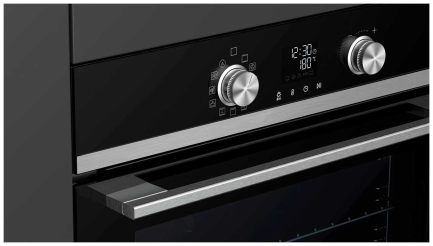 Электрический духовой шкаф Haier HOQ-K4AAN3BX 59 см, 72 л, гриль, черный фото 2