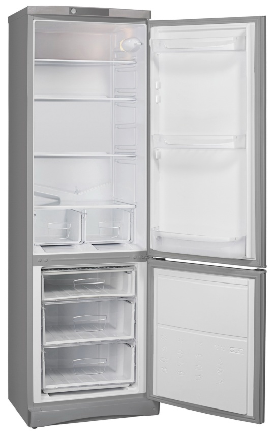 Двухкамерный холодильник Indesit ES 18 GA, серебристый фото 2