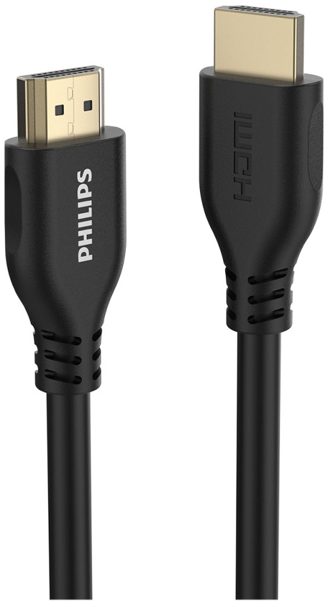 Кабель HDMI Philips 2.0 PVC, HDMI:4Kx2K@60Hz, 32AWG, OD 6.0mm, 1.5 м, Black фото 4