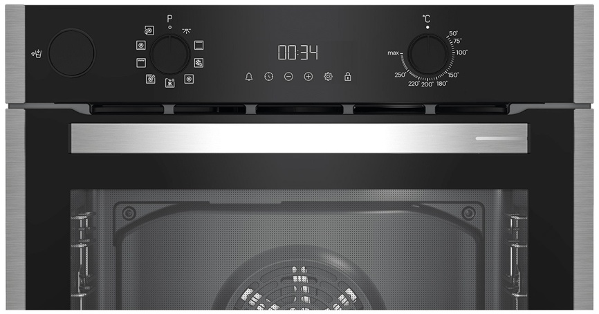 Электрический духовой шкаф Grundig GEBD19301B 59 см, 72 л, гриль и конвекция, черный фото 3