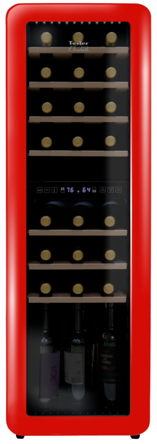 Винный шкаф Tesler CWC-308 RUBY RED фото 1