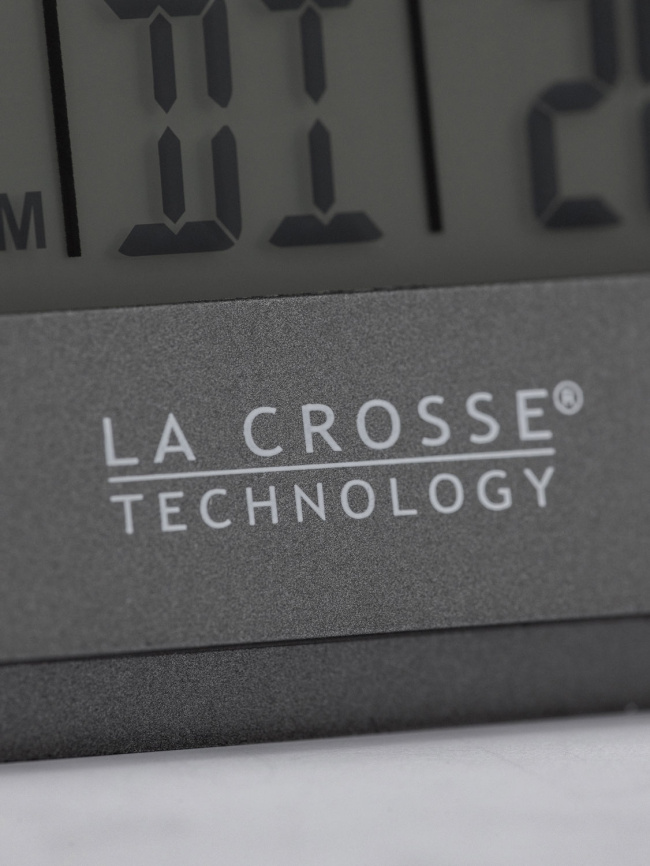 Термометр La Crosse WT522 с проекционными часами серый фото 5