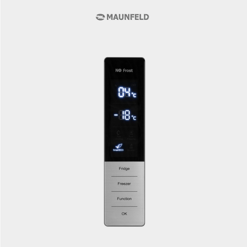 Двухкамерный холодильник Maunfeld MFF200NFWE No frost, белый фото 5