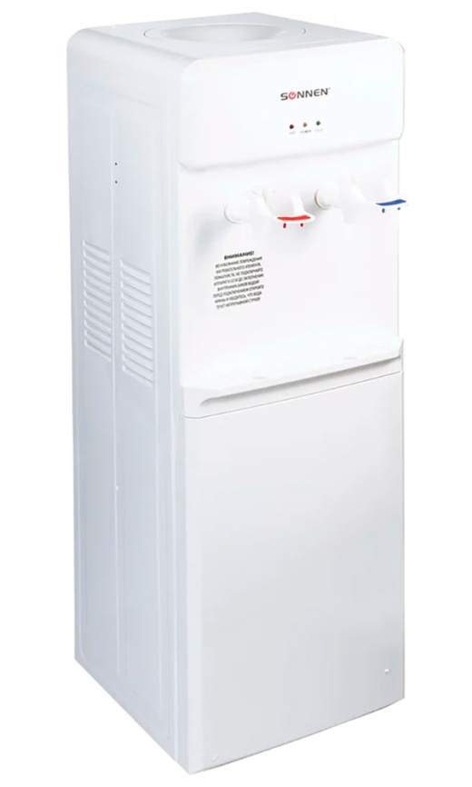 Кулер для воды напольный  Sonnen Fs-01, белый (452419) фото 1