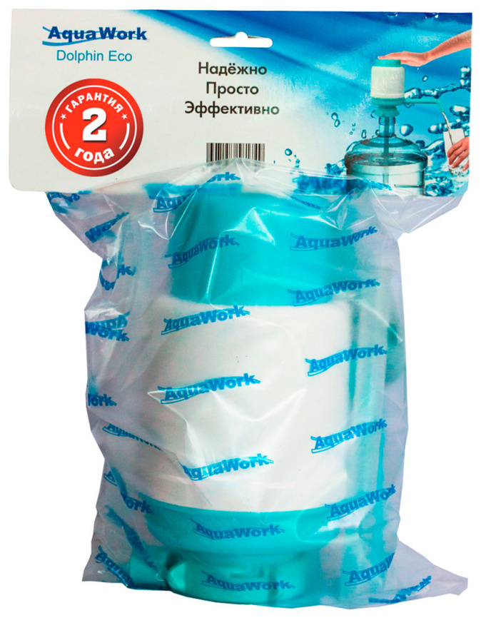 Помпа для воды Aqua Work Дельфин ЭКО, бирюзовая, в пакете (20094) фото 5