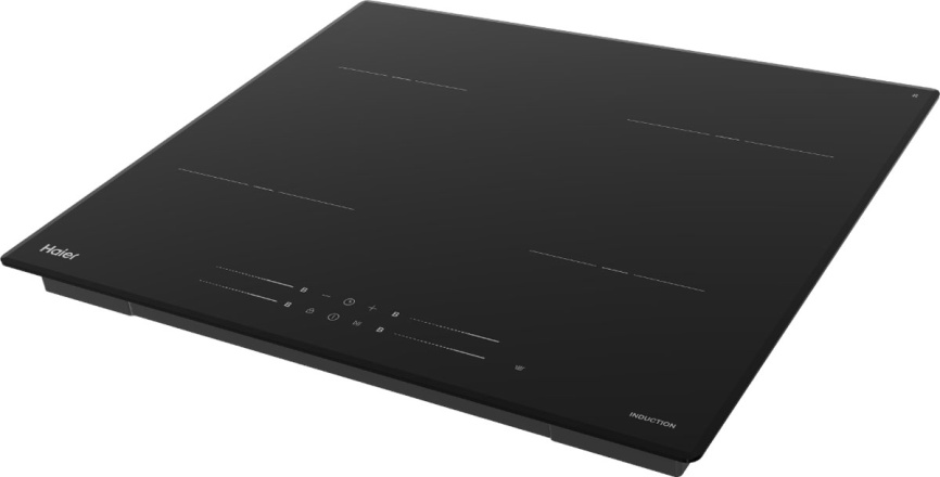 Электрическая варочная панель Haier HHX-Y64SVVB 59 см, 4 конфорки стеклокерамика, черный фото 4
