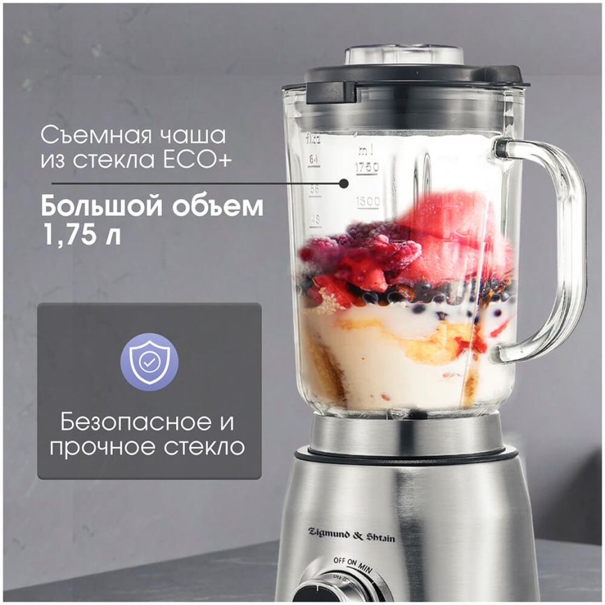 Блендер стационарный Zigmund & Shtain BS-444 D фото 8