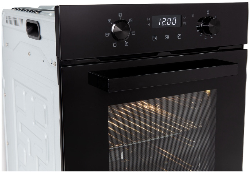 Электрический духовой шкаф Zigmund & Shtain E 174 B 44 см, 51 л, гриль и конвекция, черный фото 4