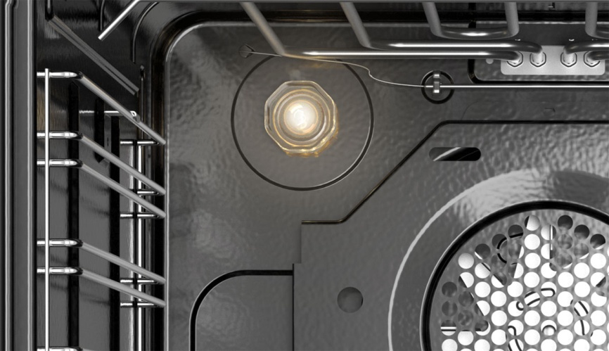 Электрический духовой шкаф Darina 0V5 BDE112 708 W1 59 см, 65 л гриль конвекция, белый фото 9