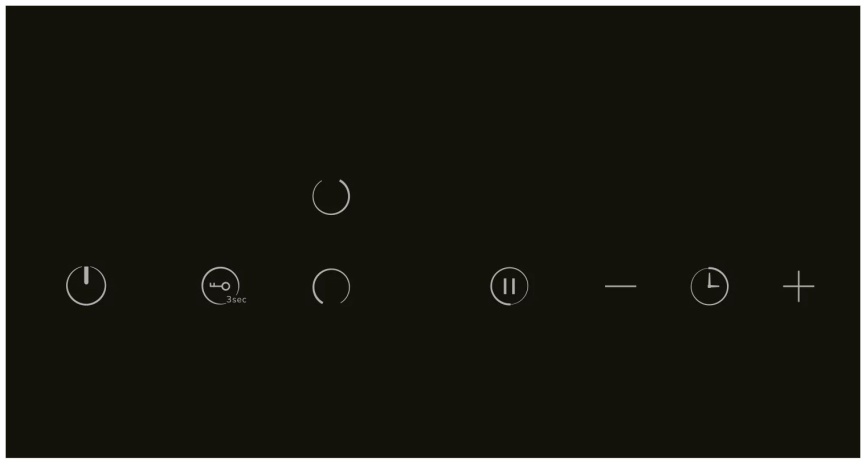 Электрическая варочная панель LEX EVH 320B BL 28 см, 2 конфорки стеклокерамика, черный фото 2