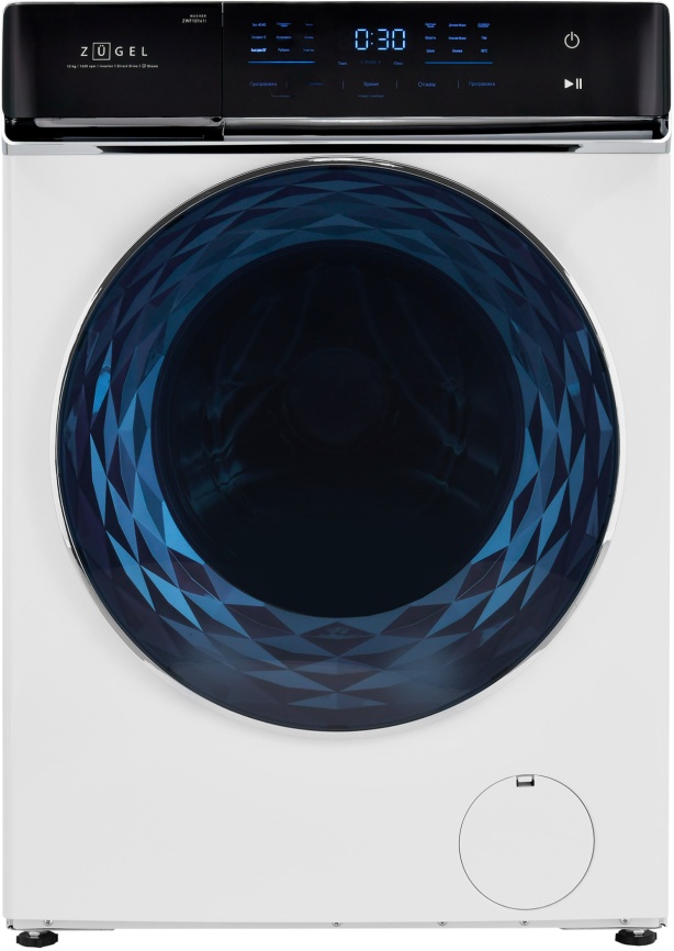 Стиральная машина Zugel ZWF10141I 10 кг, белый фото 1