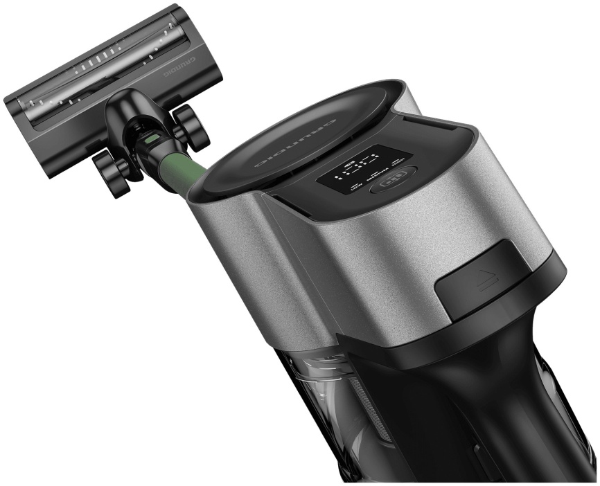 Пылесос вертикальный Grundig VCP 6230 PET, оливковый/черный, LED подсветка фото 6