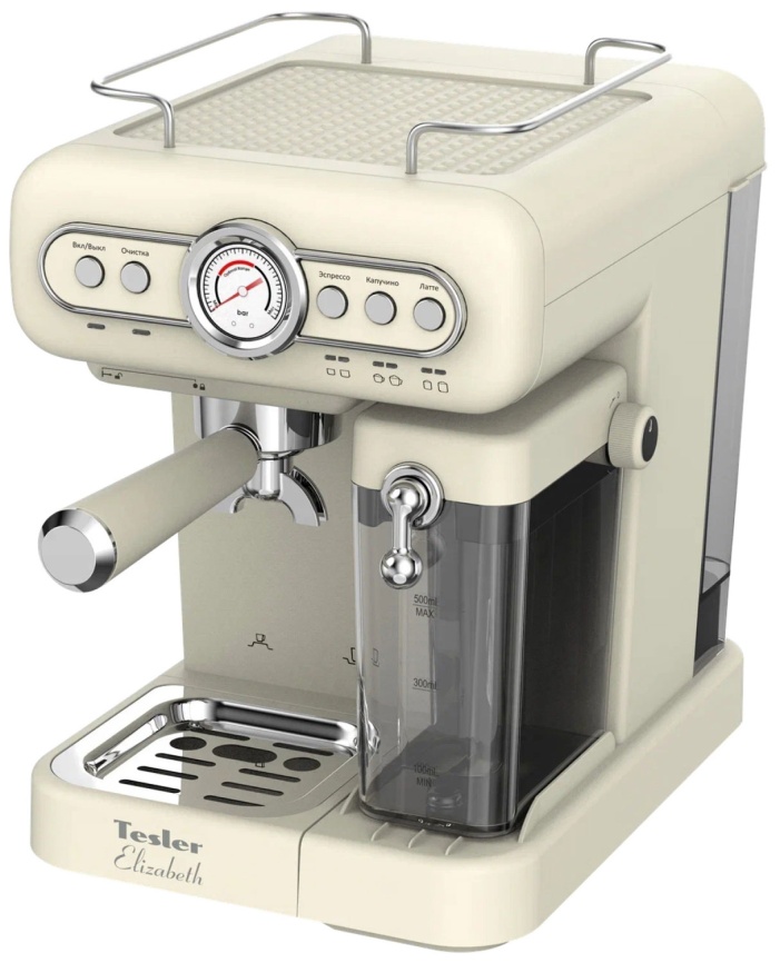 Кофеварка Tesler ECM-250 BEIGE фото 5
