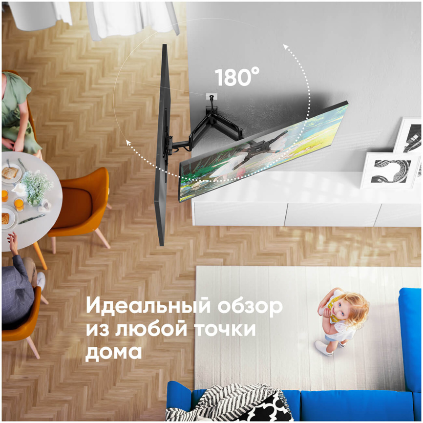 Кронштейн для телевизора Onkron M4 черный фото 5