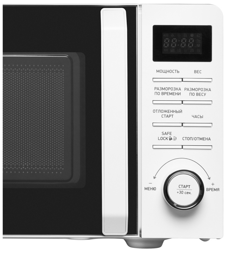 Микроволновая печь - СВЧ BBK 20MWS-720T/W, белый фото 8