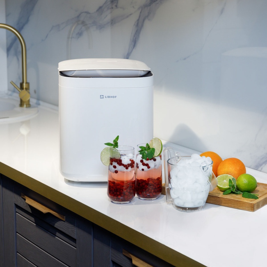 Льдогенератор Libhof Льдогенератор компрессорный Libhof IM-215 150 Вт, 1,5л, белый фото 10