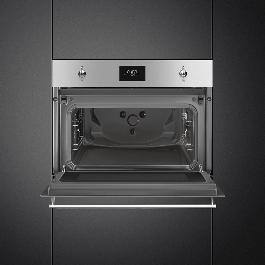 Встраиваемая электрическая духовка SMEG SMEG SO4301M0X фото 4