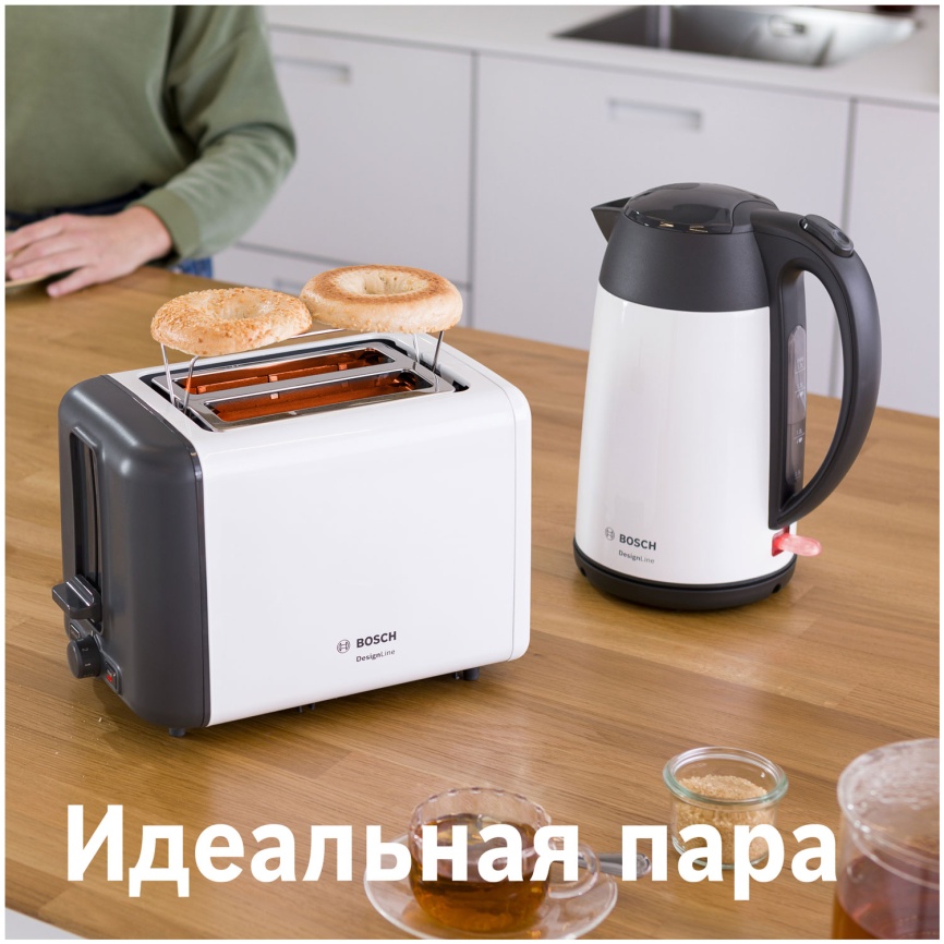 Тостер Bosch TAT3P421 Белый фото 5