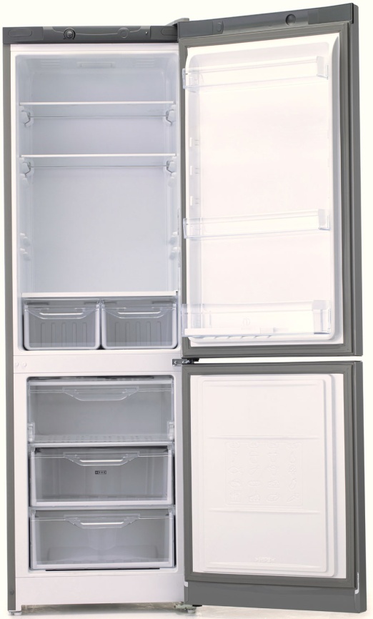Двухкамерный холодильник Indesit DS 3180 G, серебристый фото 3