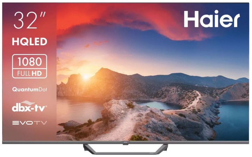 Телевизор Haier 32 Smart TV S2 Pro, 32 дюйма, Full HD, смарт ТВ, Android TV 11, черный фото 1