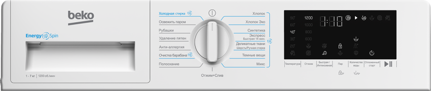 Встраиваемая стиральная машина BI3WBT8721 W 7115443200 BEKO фото 2