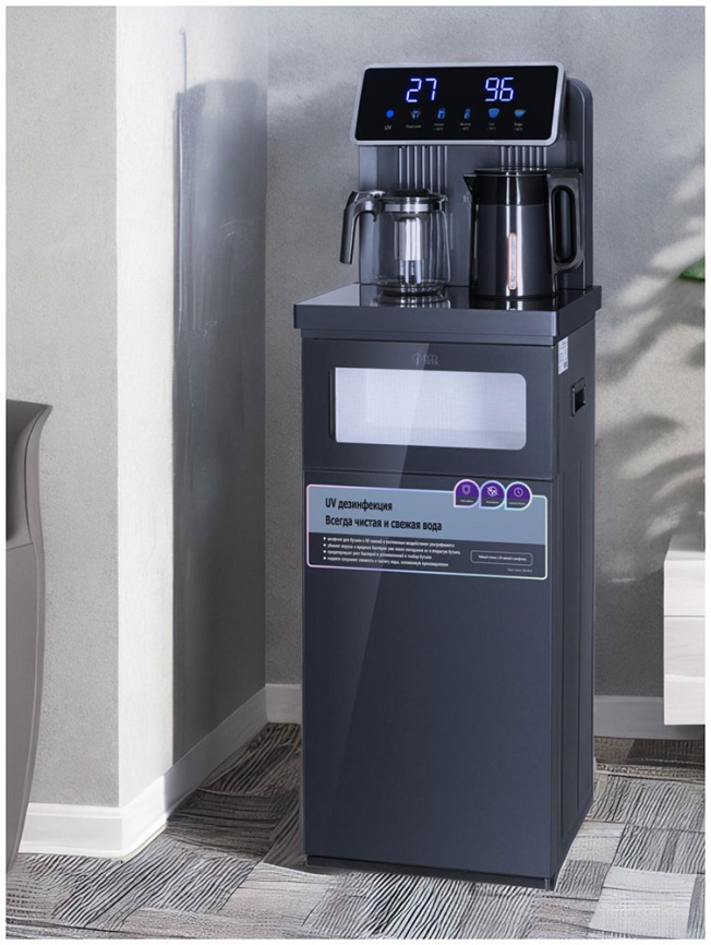 Тиабар Ecotronic TB30-LNR UV dark grey, с чайным столиком, напольный (ETK12695) фото 11