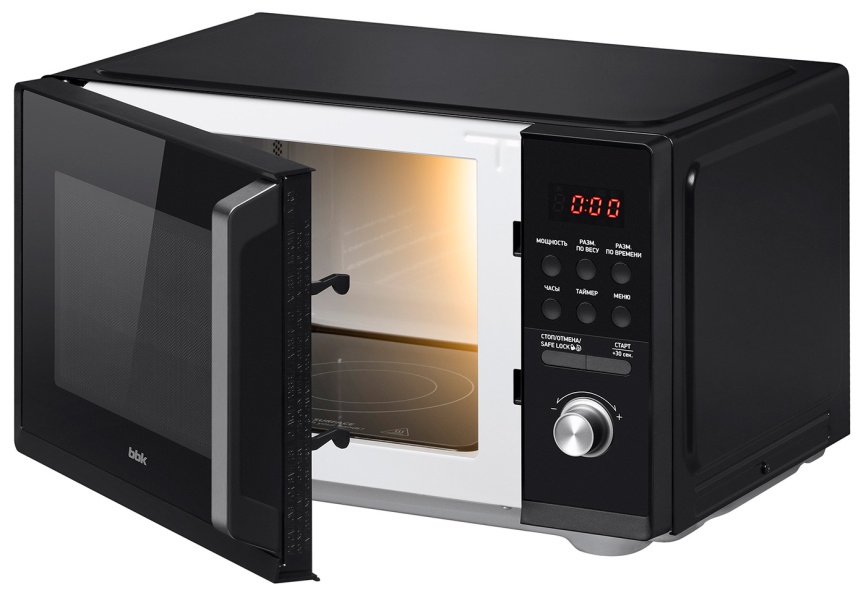 Микроволновая печь - СВЧ BBK 25MWS-954T/B, черный фото 7