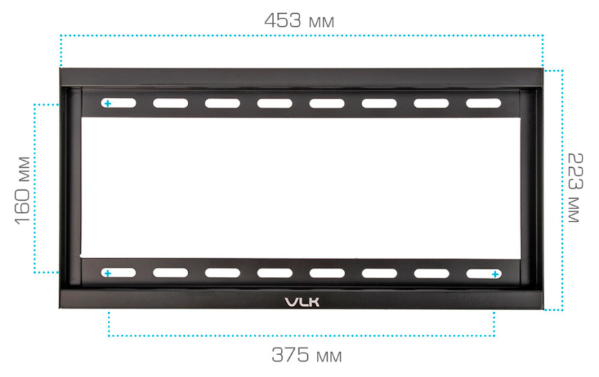 Кронштейн для LED/LCD/PLASMA телевизоров VLK TRENTO-33 black фото 6