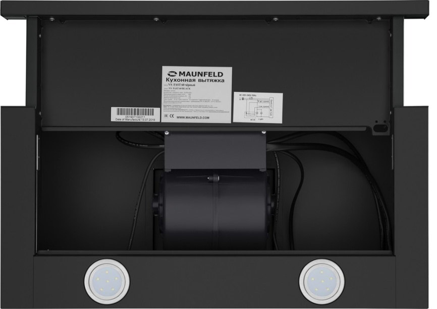 Вытяжка Maunfeld VS FAST 60 ЧЕРНЫЙ УТ000010894 фото 7