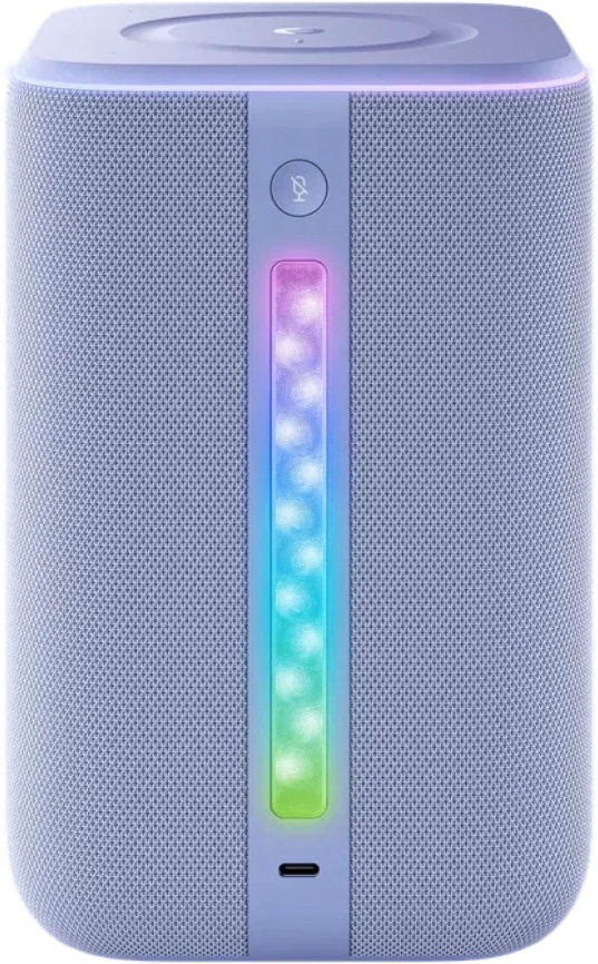 Умная колонка Яндекс Станция 3 с Алисой, эмбиент-подсветкой и Zigbee, фиолетовая (YNDX-00060PPL) фото 3