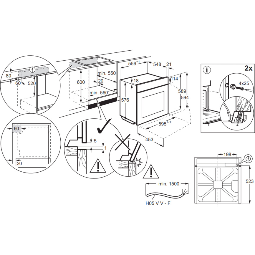 Встраиваемый духовой шкаф ELECTROLUX LOE8F38X фото 7